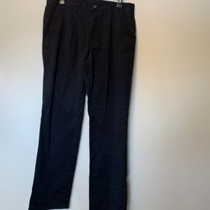 Pleated front slacks. Waist 17”.  inseam 32